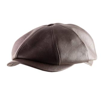 Leather brim baseball cap deals