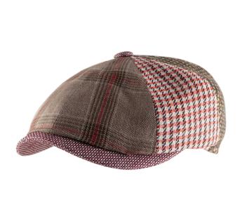 Casquette béret patchwork Shelby Multic