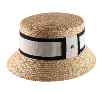 Chapeau cloche en paille Bella