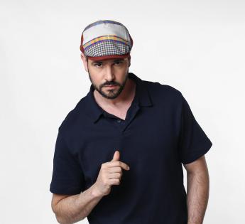 Casquette patchwork lin Morgado Taorm. Patchwork